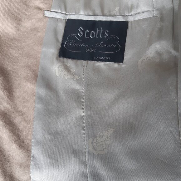 Vintage Warren K Cook Parktown SZ 42 Wool Men's Beige Sport Jacket From Scotts - Picture 11 of 16